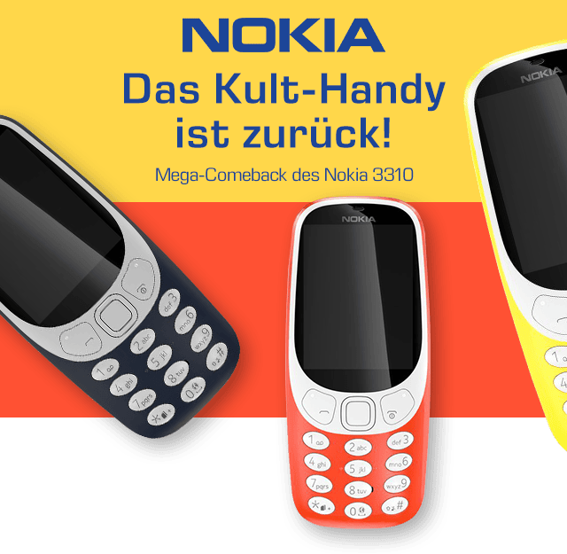 Das Kult Handy Nokia 3310 Ist Zuruck Saturn