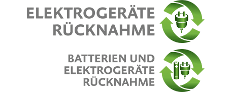 Batterien und Elektrogeräte Rücknahme