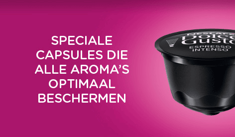 Dolce Gusto - Speciale capsules die alle aroma's optimaal beschermen