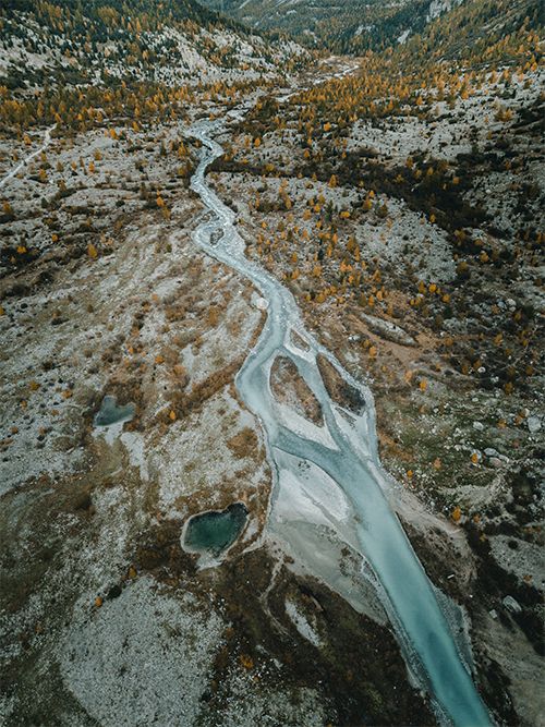 Tolle Kontraste & schöne Farben sind auch mit einer Drohne möglich