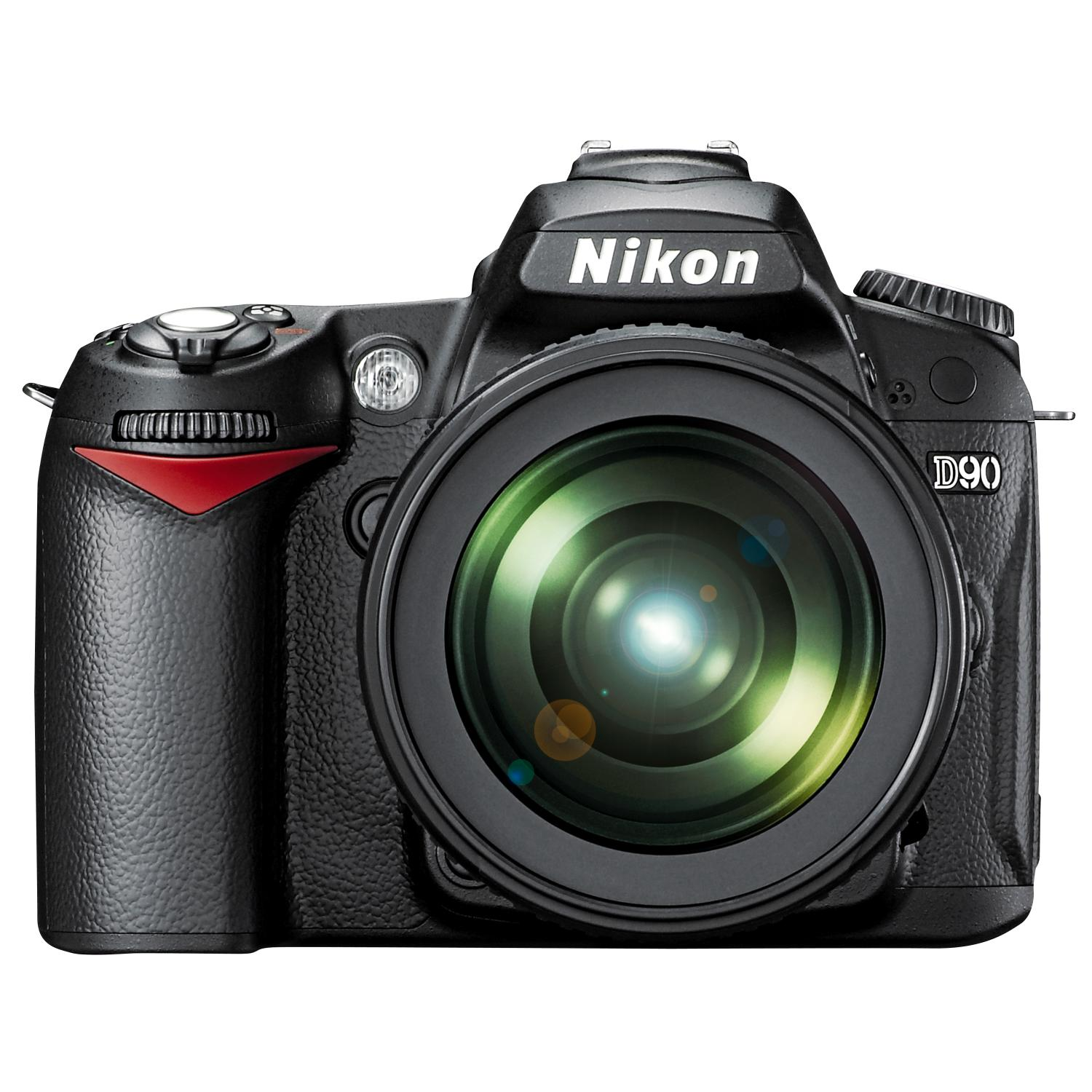 NIKON D 90 + AF-S DX 18-105 VR Spiegelreflexkamera, 12,3 Megapixel, 18 - 105 mm Objektiv (VR), Schwarz