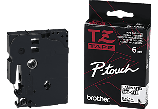 BROTHER Brother TZe-211 - Nastro per etichette, etichetta (Nero)