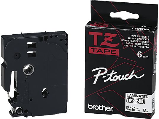 BROTHER TZe-211 - Nastro per etichette, etichetta (Nero)