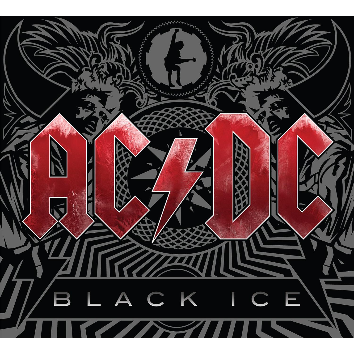 Albumcover mit dem AC/DC-Logo und einem Blitz.