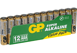 GP Valuepack 12x AAA-batterijen
