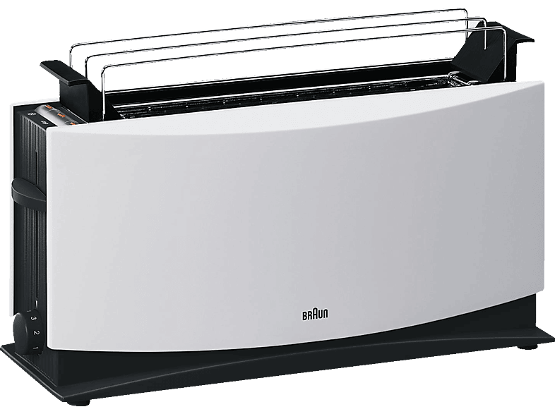Toaster BRAUN Multiquick 5 HT 550 WH Toaster Weiß (1000 Watt, Schlitze