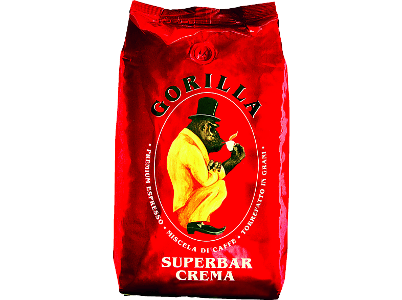 JOERGES Gorilla Super Kaffeebohnen Crema Siebträger; (Kaffeevollautomaten, Espresso) Bar