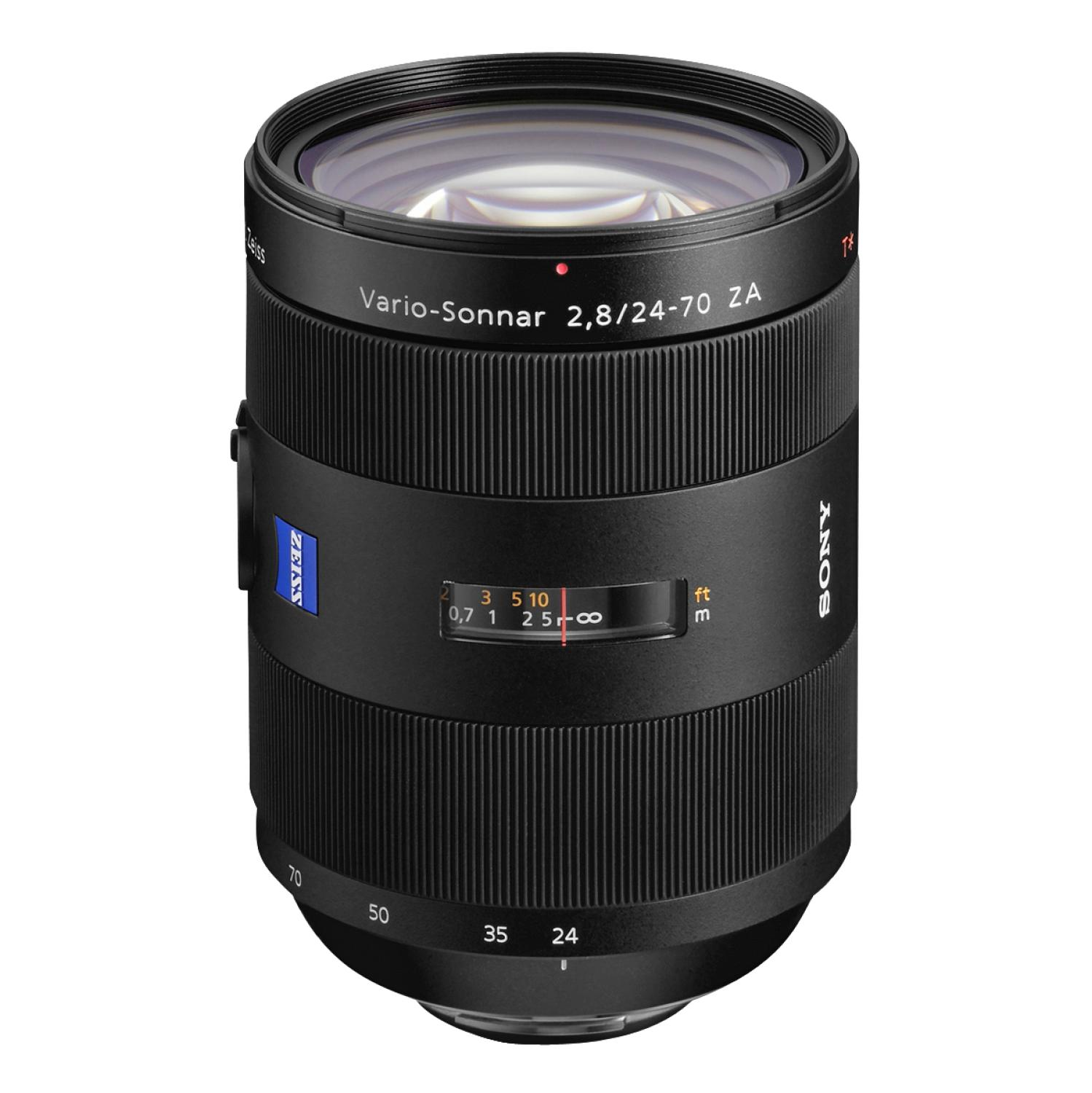SONY Carl Zeiss® F2,8 / 24-70mm SSM SAL-2470Z 24 mm - 70 mm für Sony A-Mount, Schwarz)