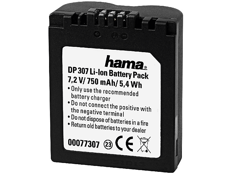 HAMA 77307 Panasonic Cgr-S006E