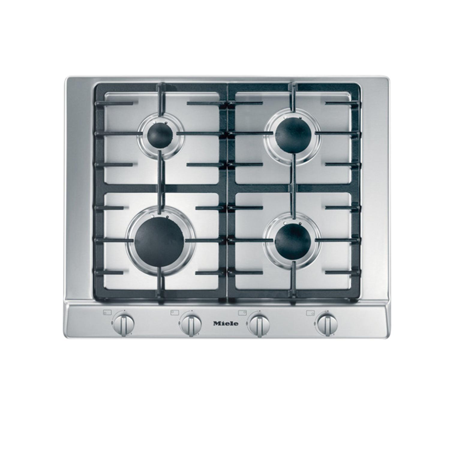 MIELE KM 2010 Gaskochfeld (650 mm breit, 4 Kochzonen)