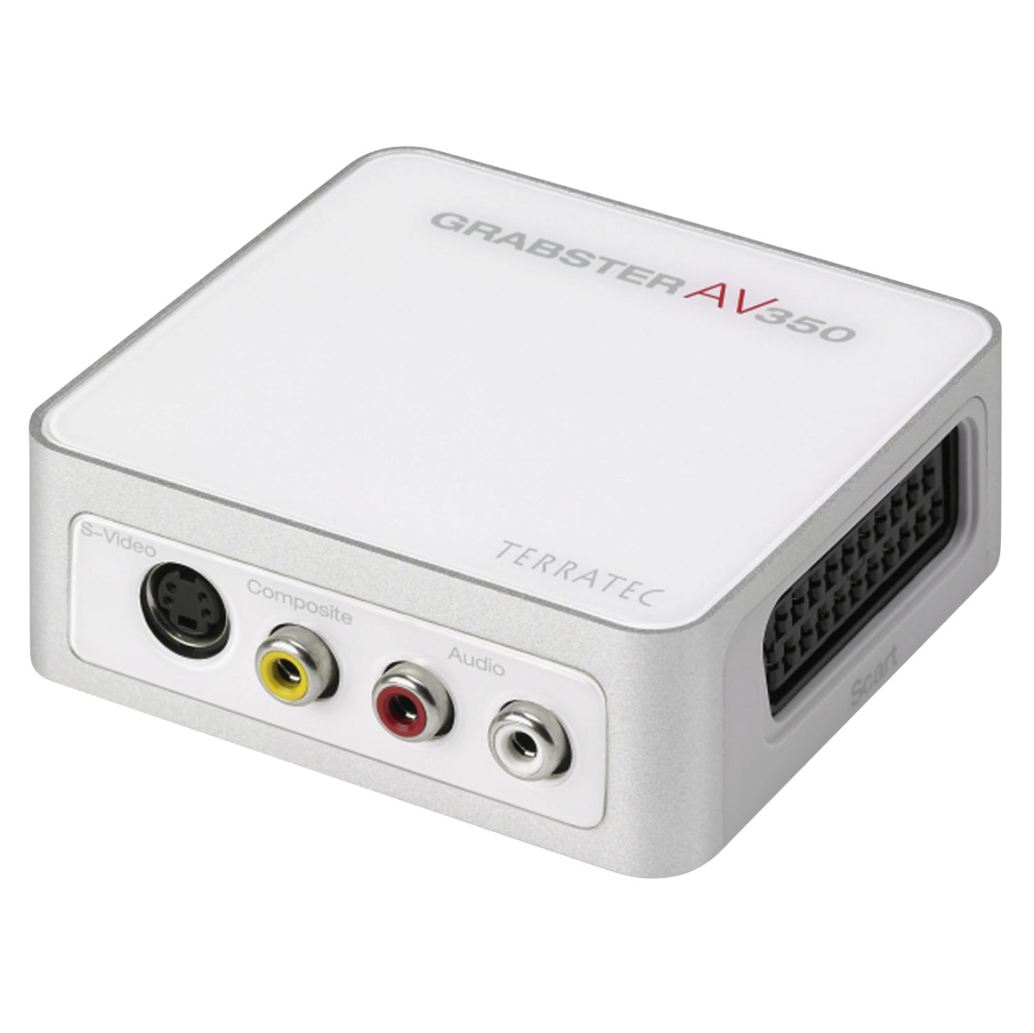 TERRATEC 10599 AV 350 MX GRABSTER, Weiß
