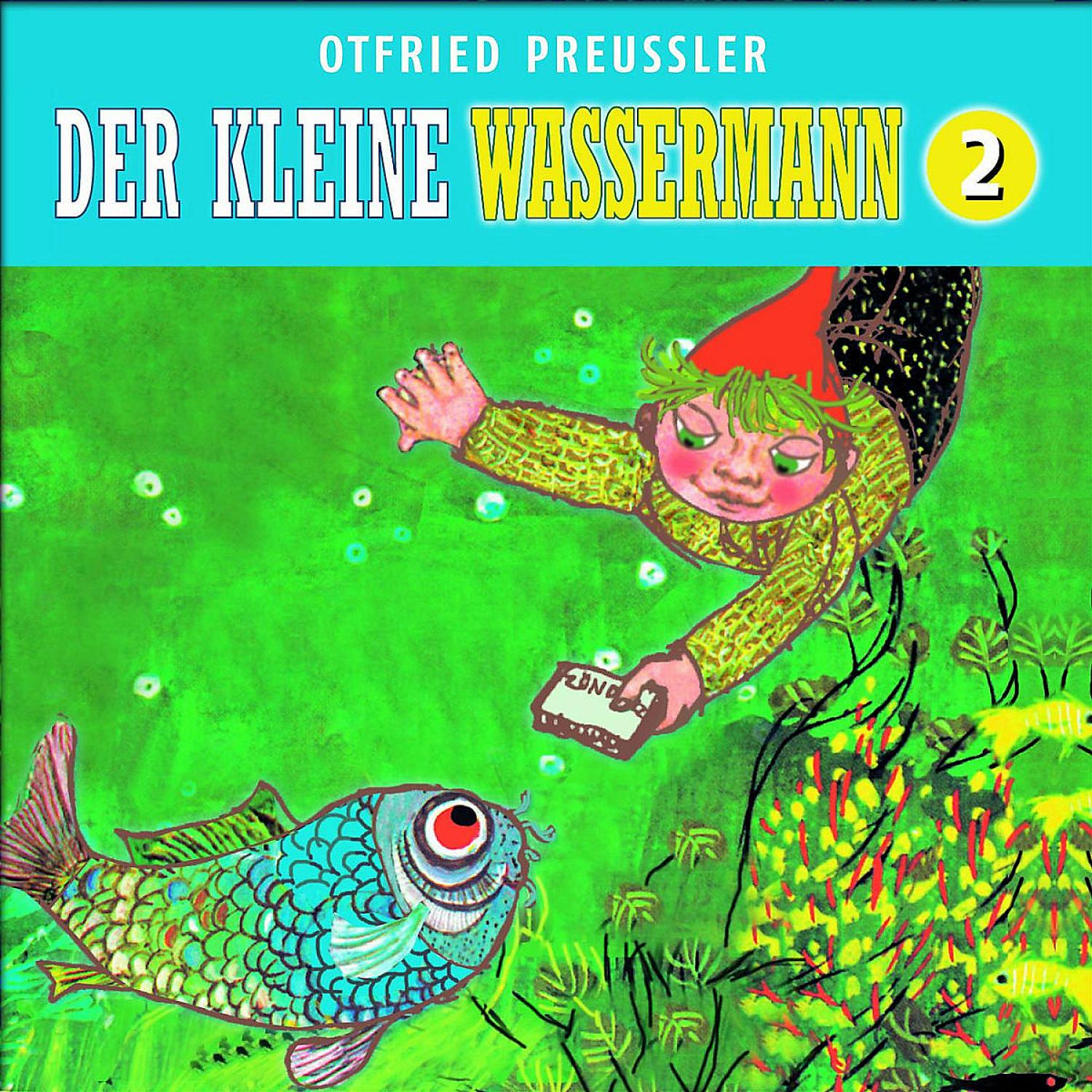 Buchcover: Die kleine Wassermann 2 Illustration. Ein Junge und Fisch.