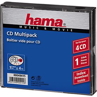 HAMA 49415 Doosje voor 4 CD's