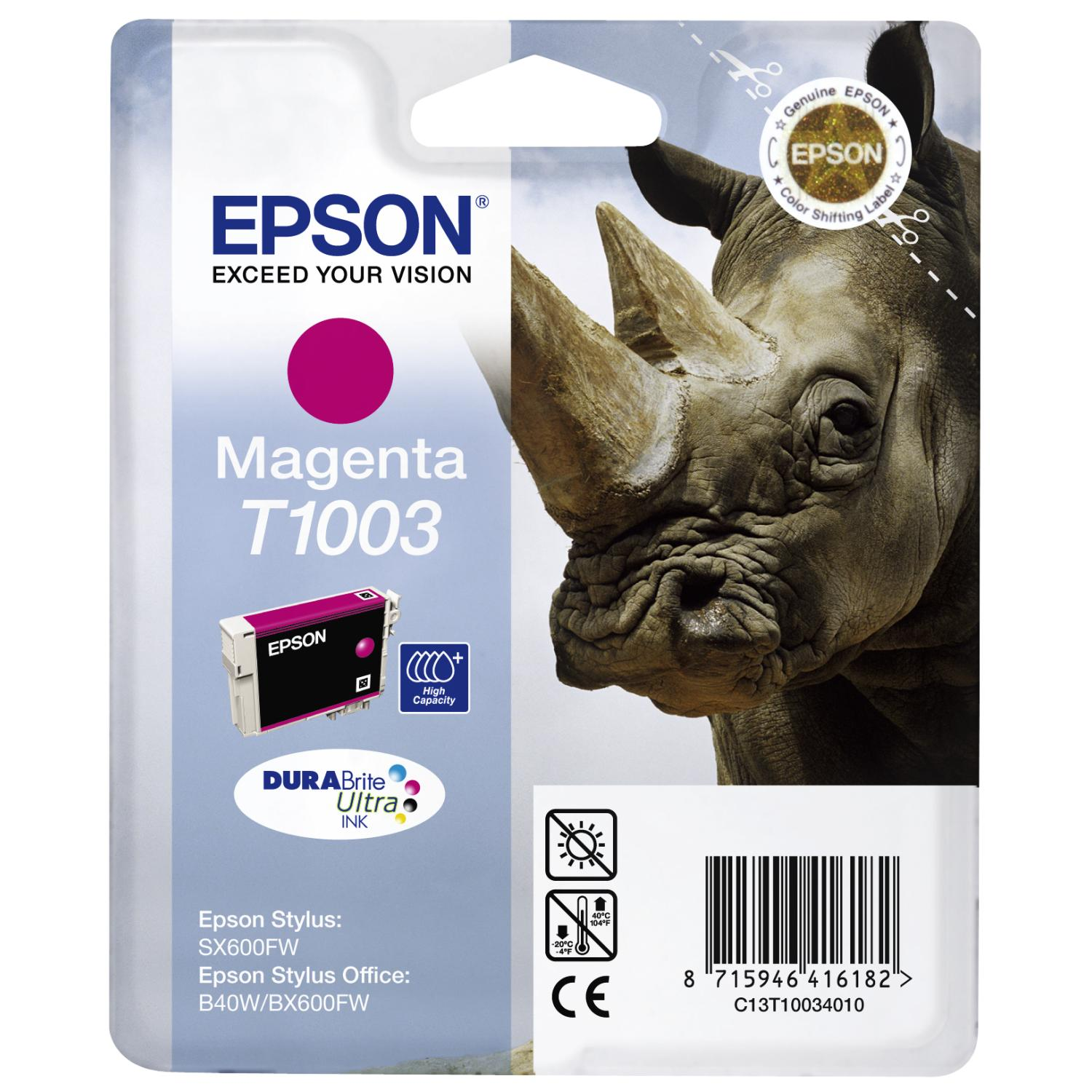 EPSON Original Tintenpatrone Magenta (C13T10034010)