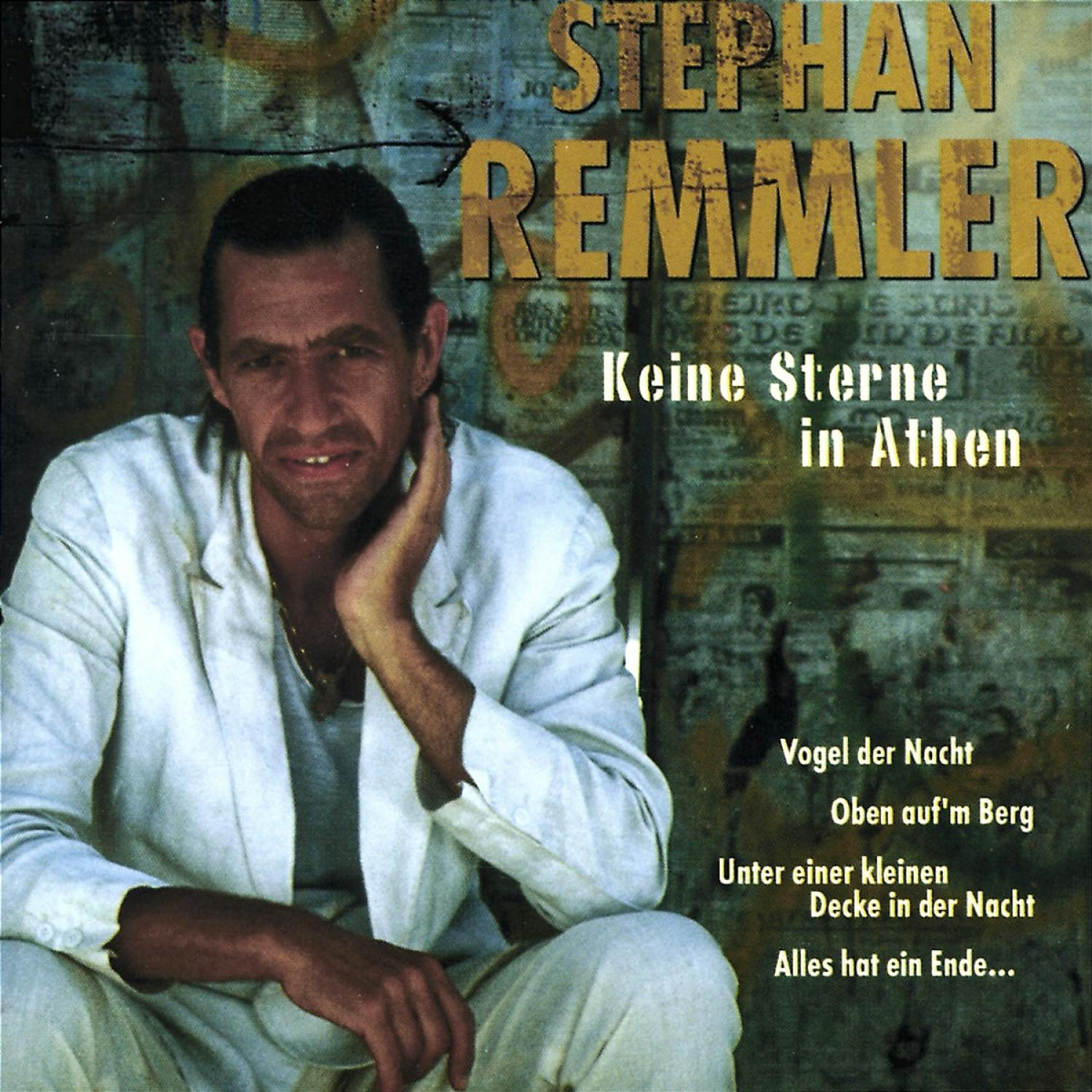 Stephan Remmler Albumcover. Mann mit weißer Jacke und Albumtitel.