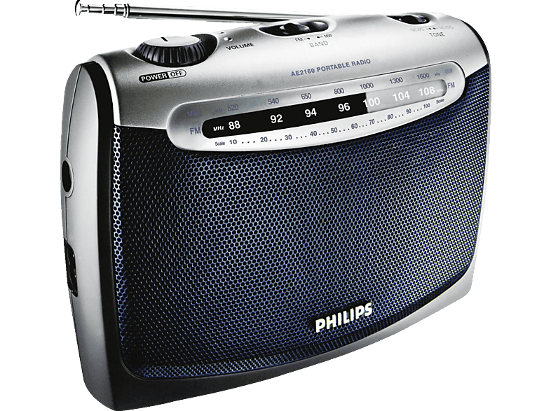 PHILIPS AE 2160/00C Tragbares Radio, Analog, Schwarz