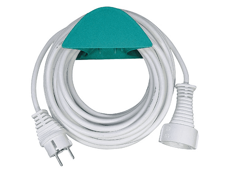 Brennenstuhl 1168460 Strom Verlängerungskabel Weiß 10.00 m H05VV-F 3G 1,5 mm²