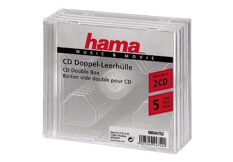 HAMA 44752 Double boîtiers pour CD