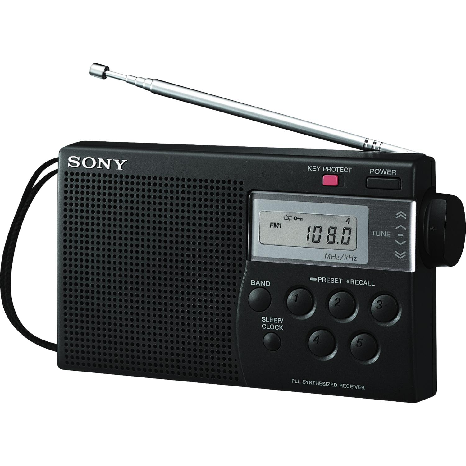 Radio portátil - Sony ICF-M260 Sintonizador digital AM / FM