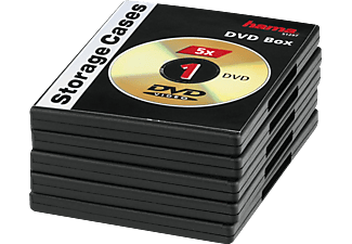 HAMA hama Custodia per DVD, nero (pacchetto di 5 ) - 