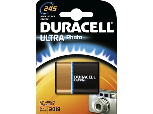 DURACELL 2CR5 245 Ultra Lithium - Batteria (Nero/Rame)