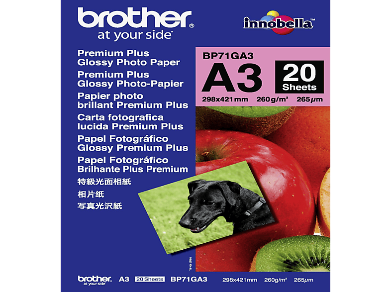 BROTHER BP71GA3 Fotopapier A3 Druckeretiketten | MediaMarkt
