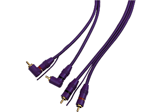 HAMA 45698 CABLE RCA M/M 90DG - Cinch-Kabel (Lila)