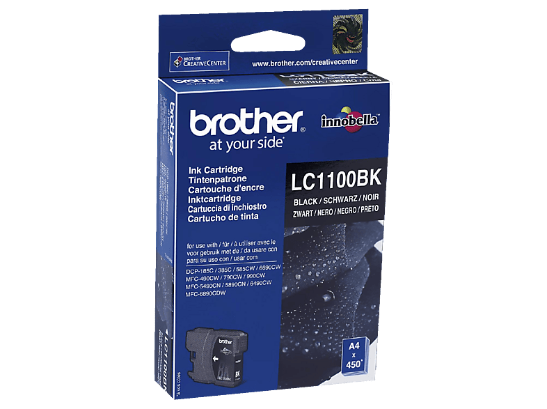Cartouche d'encre Brother LC-1100BK Noir