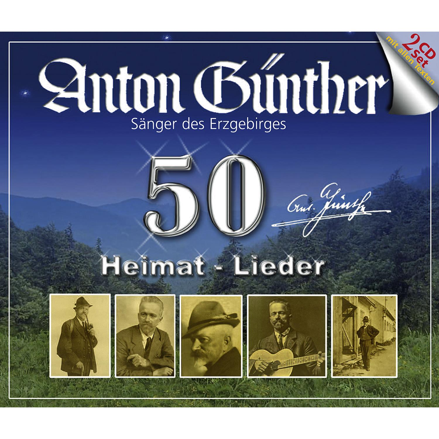 Anton Günther - 50 Heimat-Lieder  - (CD)