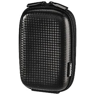 HAMA Hardcase Carbon Style - Borsa per fotocamera (Nero)