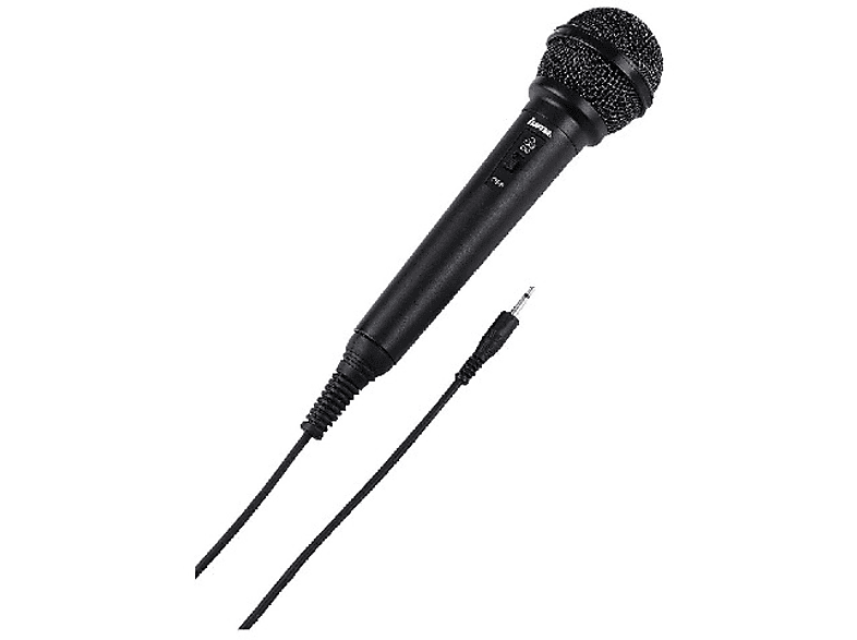 Micrófono - Hama DM20, Dinámico, Omnidireccional, Negro