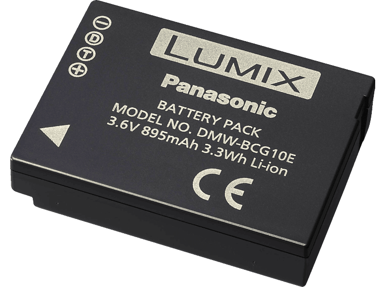 PANASONIC DMW-BCG10E LI-ION 3.6V 895MAH - Akku (Schwarz)