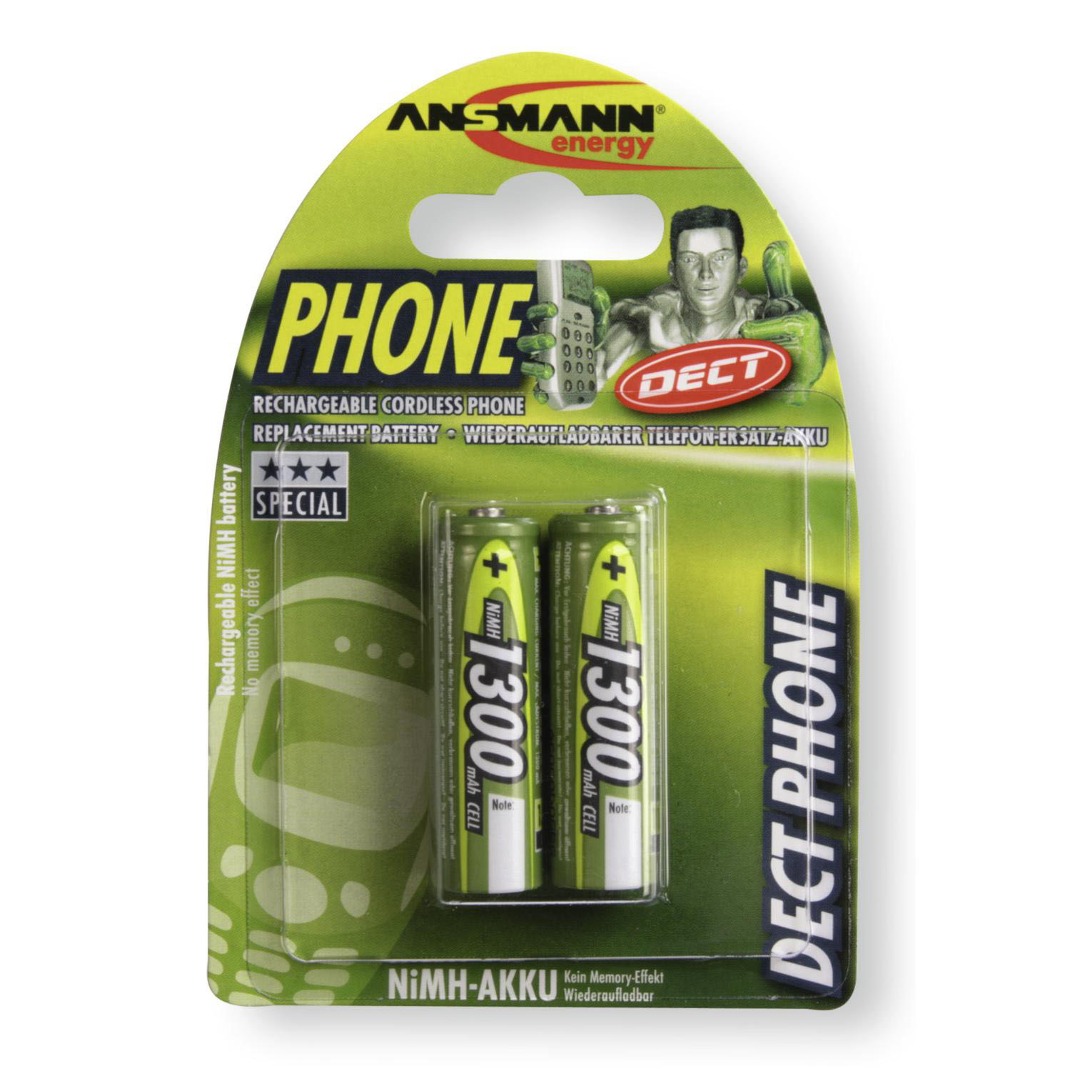ANSMANN 5030802 DECT AA NIMH 1300MAH - Wiederaufladbare Batterie
