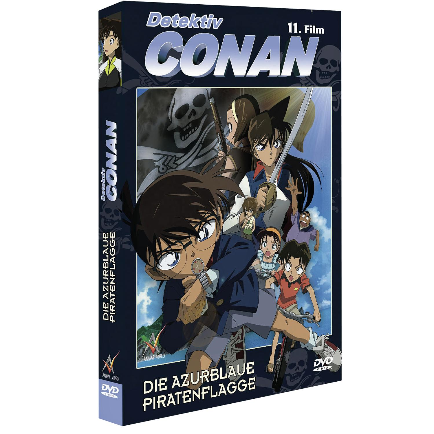azurblaue DVD Detektiv - Conan Film: Piratenflagge 11. Die