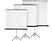 HAMA Tripod Screen - Schermo di proiezione (70 ", 125 cm x 125 cm, 1:1)