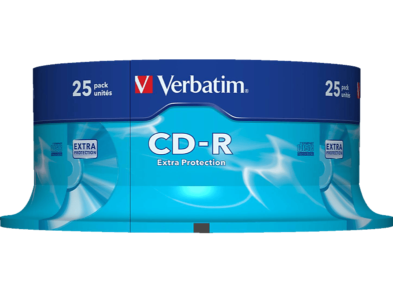 VERBATIM 43432 CD-R 52X EP 25ER Spindel; Rohling