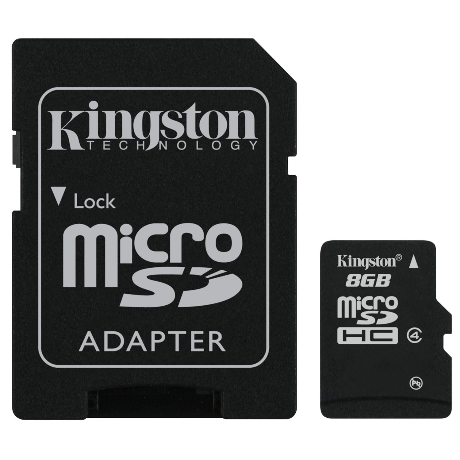 KINGSTON SDC4/8GB 8GB Micro SDHC CLASS 4 Hafıza Kartı
