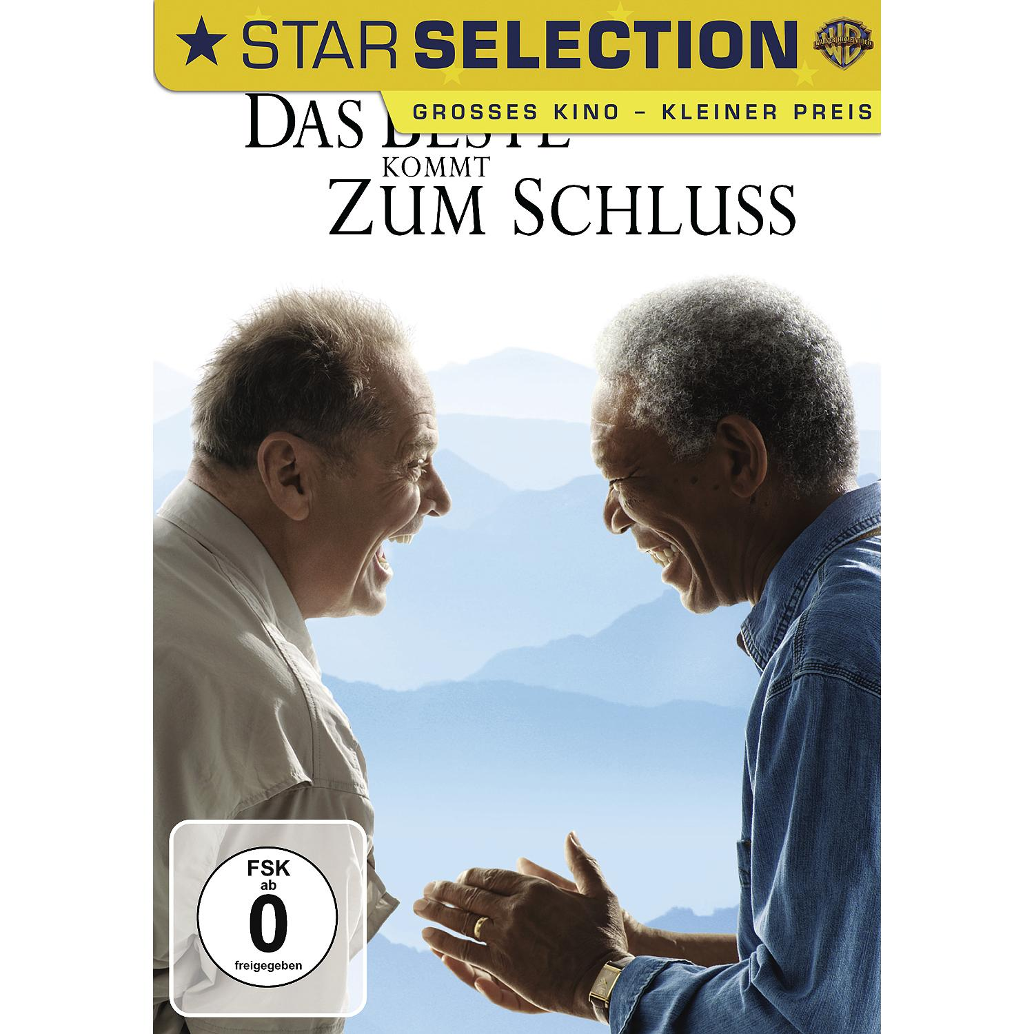 DVD-Cover: Zwei Männer lachen sich an. Text oben mit blauem Himmel im Hintergrund.