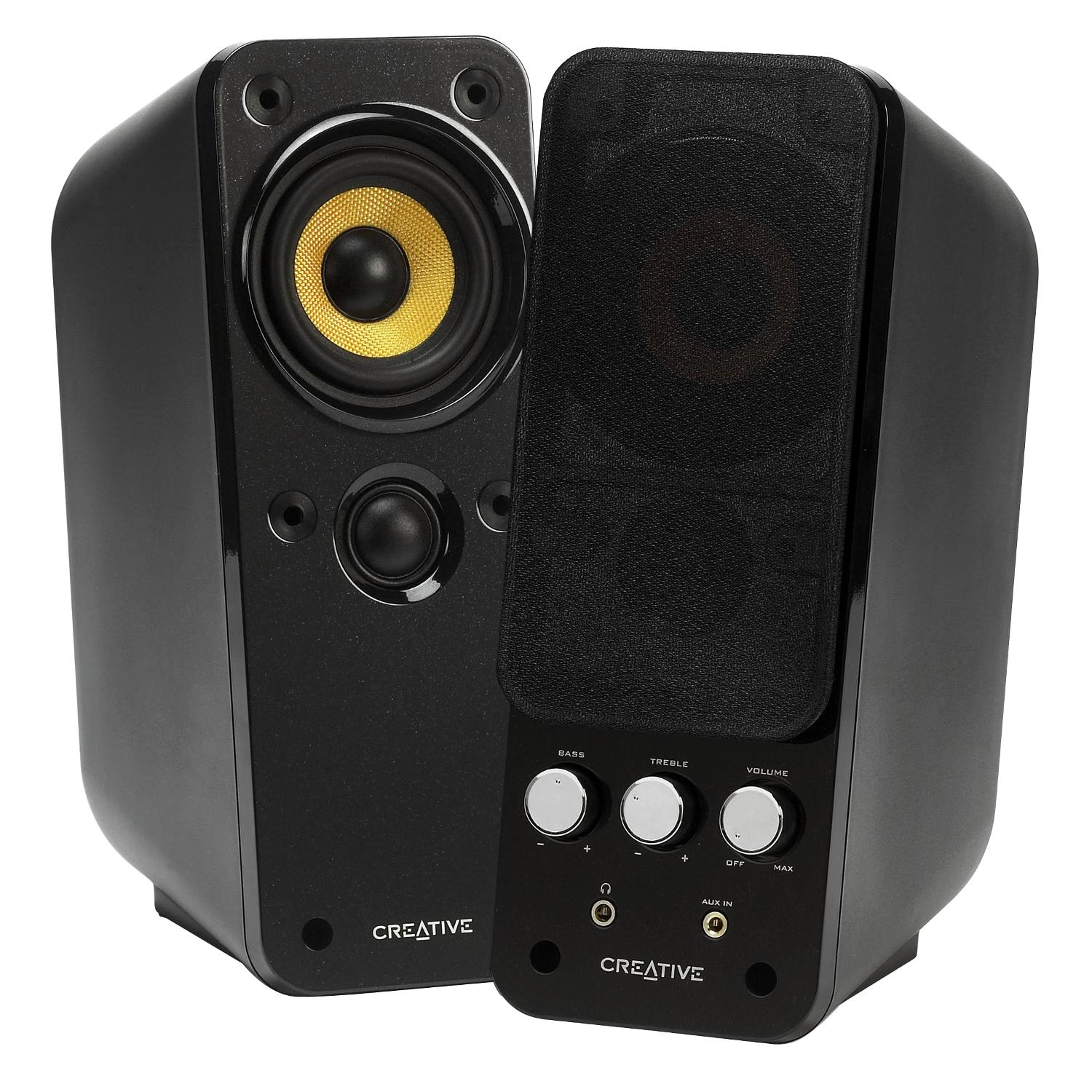 CREATIVE 51MF1610AA000 GigaWorks T20 Series II Lautsprecher (Stereolautsprecher, Schwarz