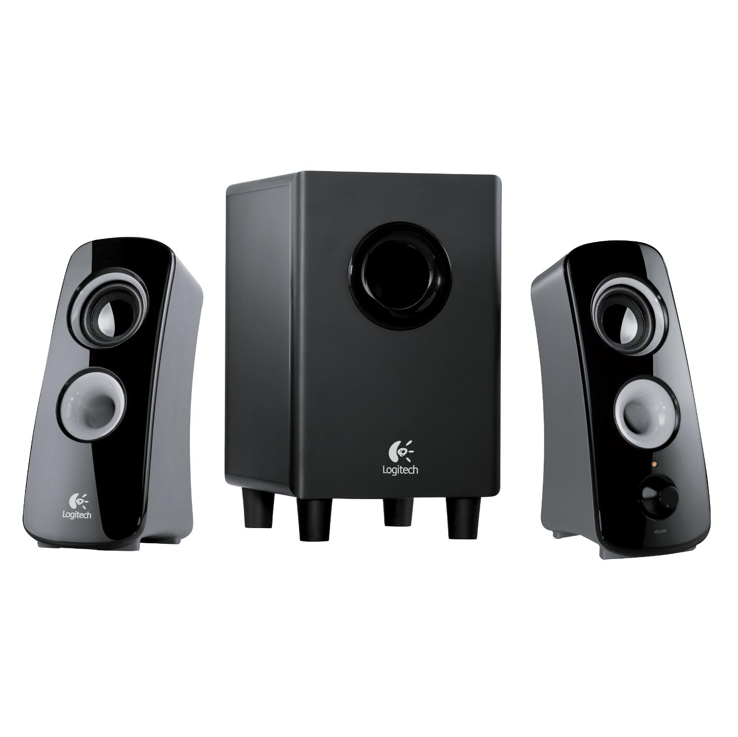Altavoces para PC-Logitech Speaker System Z323, Subwoofer, sistema 2.1 estéreo