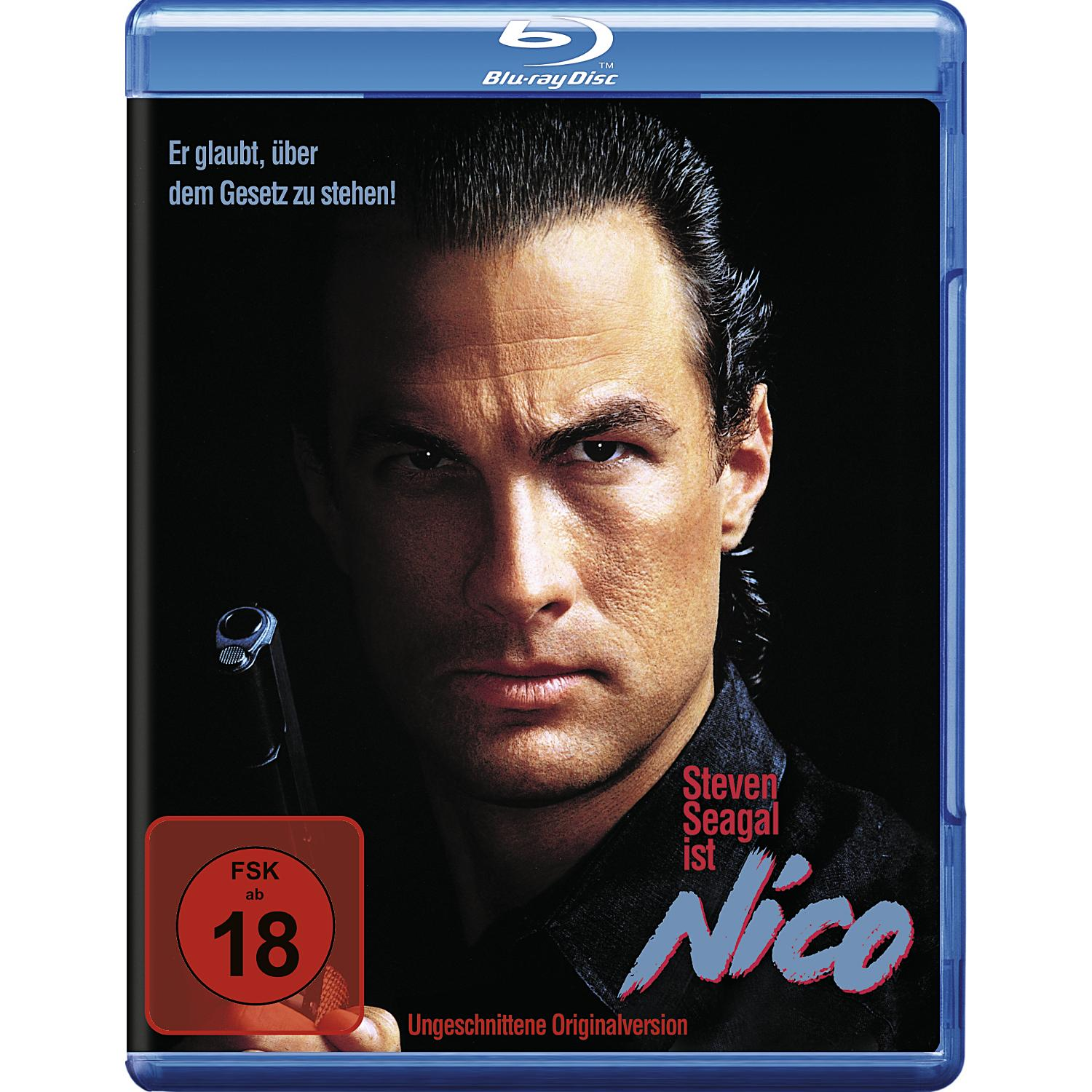 Blu-ray-Cover mit Steven Seagal. Er schaut geradeaus und hält eine Waffe.
