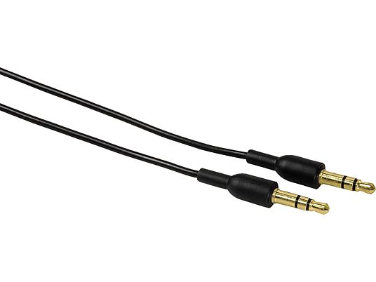 HAMA 14087 CABLE AUX3 M/M 0.5M - Verbindungskabel (Schwarz)