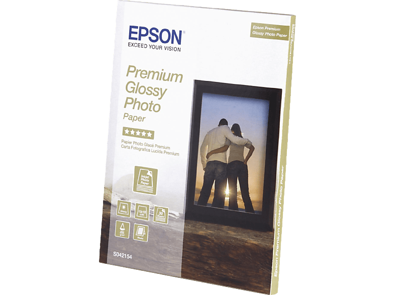 EPSON C13S042154 glänzendes Premium cm 13 x Einzelblattpapier 18