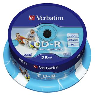 VERBATIM 43439 CD-R 700MB 52X 25ER CB - CD-R