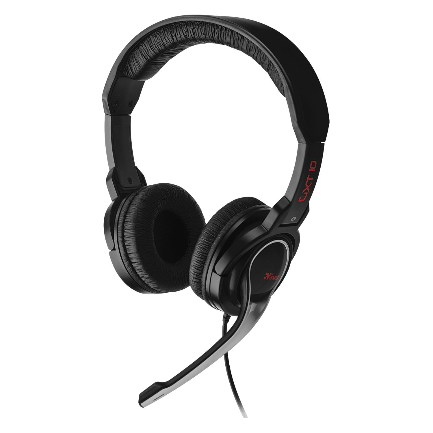 TRUST GXT 10 Headset Schwarz