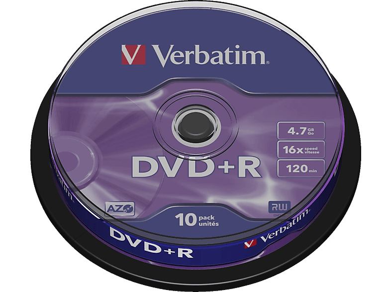 VERBATIM 43498 DVD+R 16X Rohling