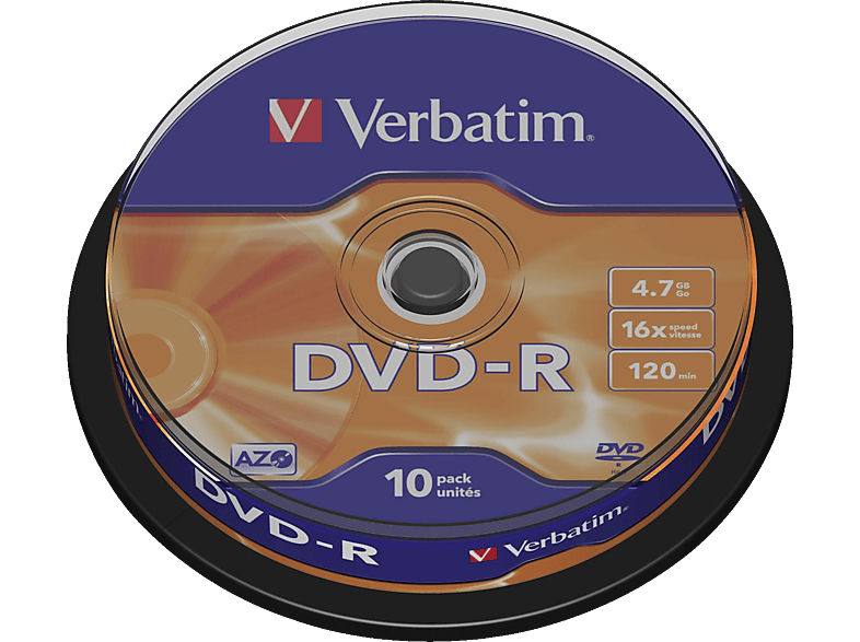 VERBATIM 43523 DVD-R 4,7GB 16X Rohling
