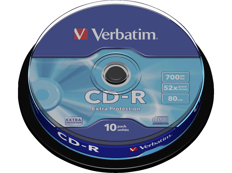 CD-R SC Extra Rohling Schutz 52X VERBATIM / 43437 Protection