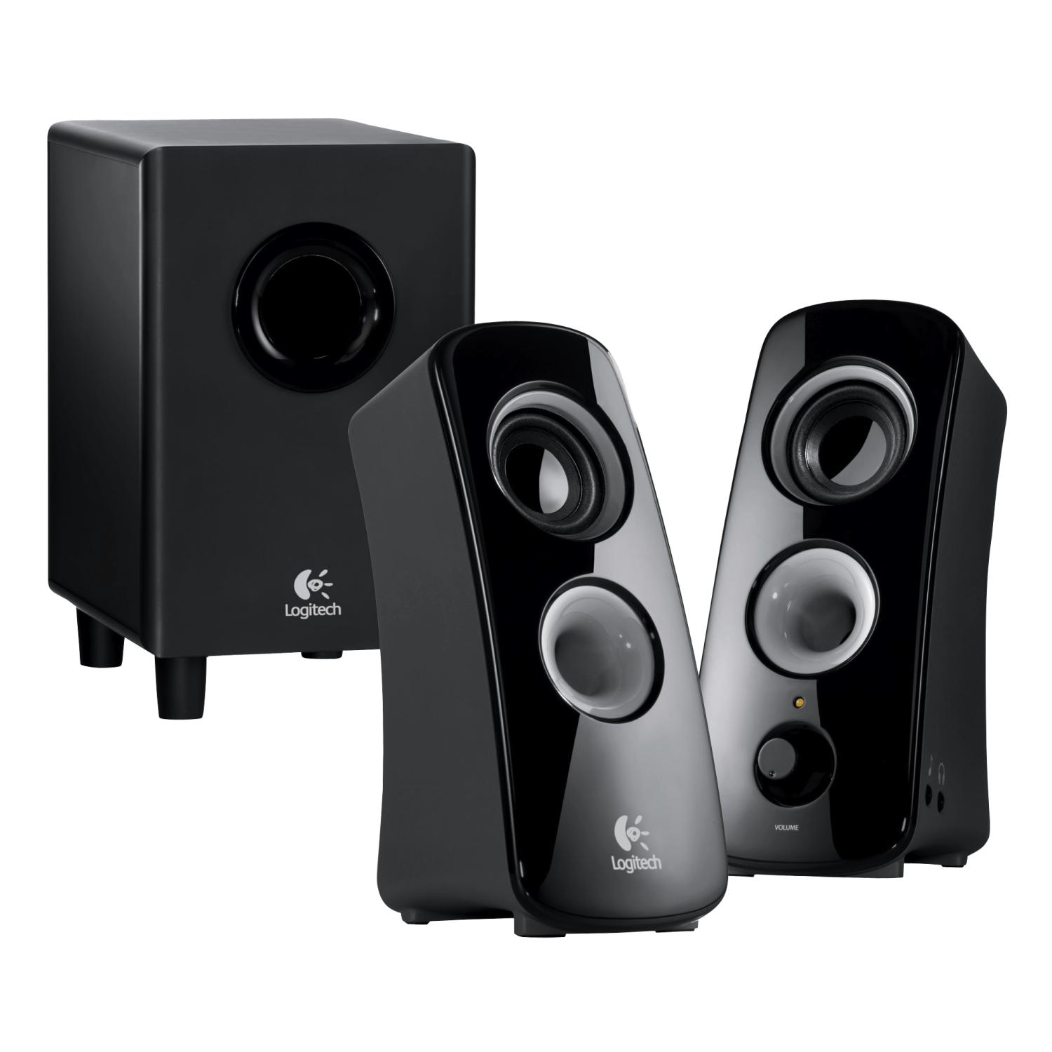 Altavoces para PC-Logitech Speaker System Z323, Subwoofer, sistema 2.1 estéreo