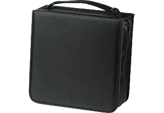 HAMA 33837 CD/DVD WALLET 304 BLACK+CLOTH - Tasche (Schwarz)